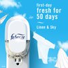 Febreze Odor-Fighting Fade Defy PLUG Air Freshener Refill, Linen & Sky, (3) .87 fl. oz. Oil Refills
