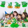 Three Rex Birthday Party Decorations Honeycomb Centerpieces for Boys Girls, Dinosaur 3rd Birthday Table Centerpieces Party Supplies, The Good Dinosaur 3-Rex Themed Table Topper Sign Decor