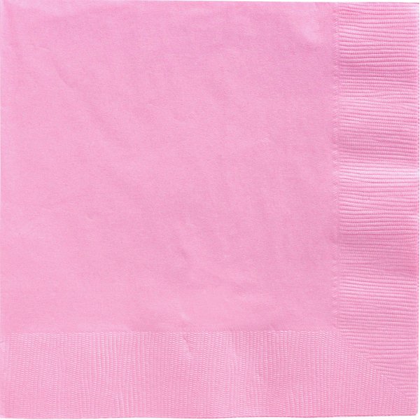 Amscan 2-Ply New Pink Dinner Napkins, 50 Ct. | Party Tableware