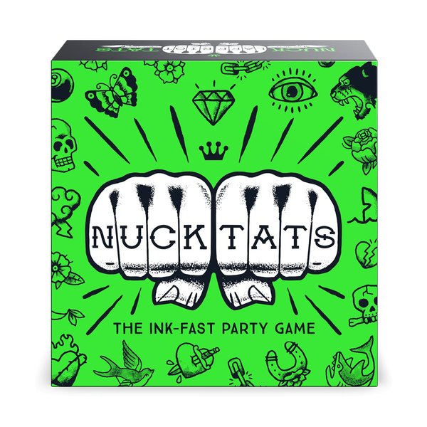 Funko Games NUCK Tats Party Game Ages 13 and Up for 3-6 Players