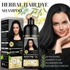 Ivnil Black Hair Dye Shampoo Permanent 400ml