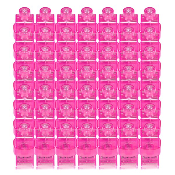 CALIFORNIA CADE ELECTRONIC Finger Lights, 50Pcs Finger Flashlights for Kids Adult Halloween Party Favors for Goodie Bag Fillers Christmas Stocking Stuffers, Led Light Up Toys for Easter Reading - Pink