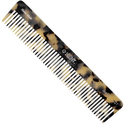 Kent 92TW Wide Tooth Comb Detangler Comb for Curly Hair - Detangling Hair Comb for All Hair Types, Mens Hair Comb, and Wet Comb Hair Comb for Women - Kent Comb Hair Styling and Detangling Comb