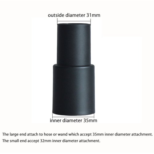 GIBTOOL Vacuum Attachments Accessories Cleaning Kit Brush Nozzle Crevice Tool for 1 1/4 inch & 1 3/8 inch Standard Hose 6pcs