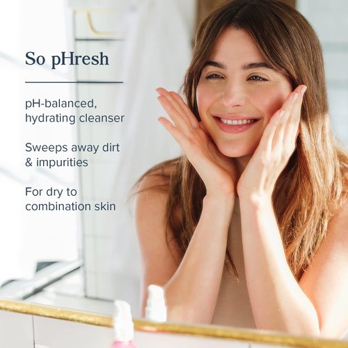 HERITAGE STORE Rosewater Facial Cleanser, pH Balanced Milk Wash Purifes & Nourishes with Squalane & Rose Complex, Dry to Combination Skin Care, 60-Day Money-Back Guarantee, Vegan & Cruelty Free, 4oz