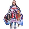 DOKKIA Barber Cutting Cape Hairdressing Salon Cloth Hair Styling Apron Cover Gown Grown-ups (50"×60", CARTOON ANIME PRINT)