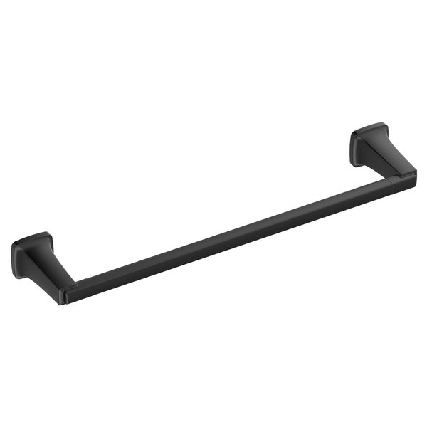 American Standard 7353018.243 Townsend 18-inch -Towel Rack Bar, Matte Black