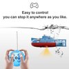 GoolRC Mini RC Submarine for Kids, LSRC-SMI Remote Control Boat Waterproof Diving Toy for Boys and Girls (Blue)
