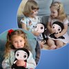 BAOWEI Plush Toy Doll Set with 3 Dress-Up Outfits,10 Inch Soft Plush Stuffed Halloween Monster Doll with Dresses,Birthday Gift DIY Toys for Girl,Boys,Kids and Fans