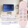 Voice Replacement for Google Chromecast Remote，for Google TV Remote Control & Google TV Streamer（Pink）