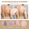 Extra Rough Exfoliating Back Scrubber,Natural Body Exfoliator for Workers Athletes and Men.Hygienic Loofah for Long Durable Daily Deep Cleansing