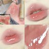 KWOLYKIM 2 Colors Jelly Lipsticks Glass Water Hydrating Heart Shaped Lipsticks Moisturizing Tinted Lip Gloss Long Lasting Beauty Makeup Plumping Gloss Lip Glaze Gift for Women Girls