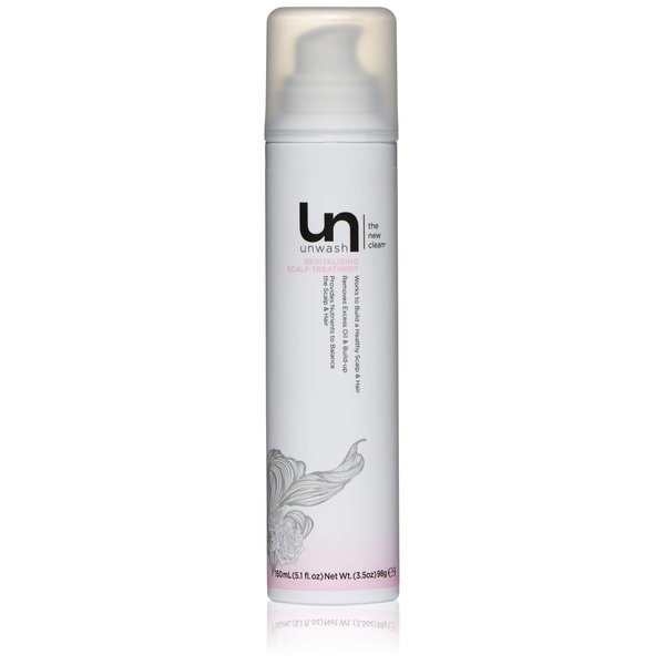 unwash Revitalizing Scalp Treatment - Scalp Treatment, Combats Excess Oil, Lightweight Formula, Balances Moisture, Cruelty Free, 3.5 oz