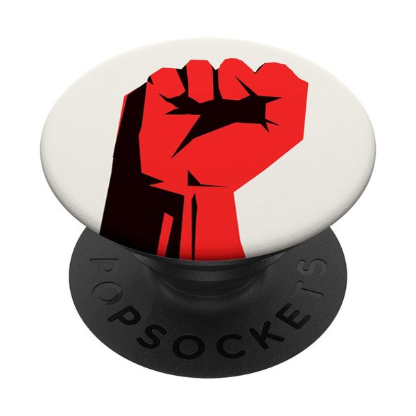 Comrade Detective Fist White PopSockets Stand for Smartphones & Tablets PopSockets PopGrip: Swappable Grip for Phones & Tablets
