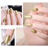 VENALISA Gel Nail Polish, 12ml Gold Glitter Color Soak Off UV LED Nail Gel Polish Nail Art Starter Manicure Salon DIY at Home, 0.43 OZ