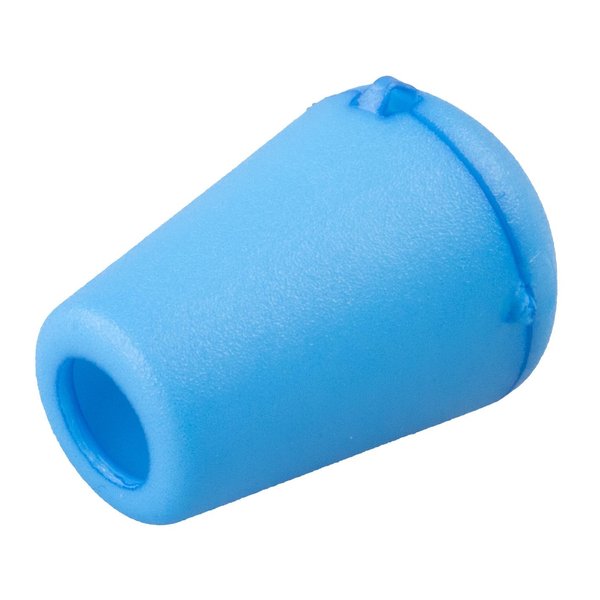 Paracord Planet Bell Stopper Cord End with Locking Lid – Secure Drawstrings, Bags, and Clothing (Light Blue, 20 Pack)
