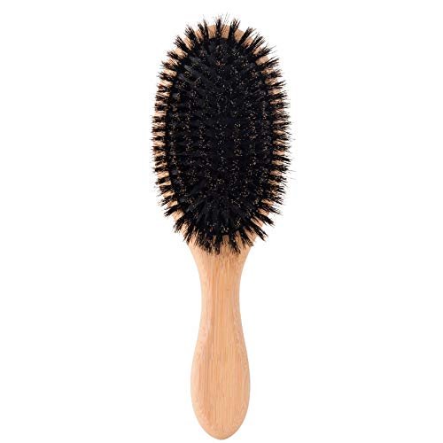 Flair Brush Pure Boar Bristle Hair Brush - Bamboo Handle