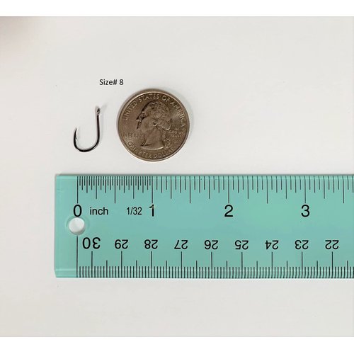 Angler's Grotto Octopus Hook | 25/50 Count Per Pack | Freshwater Saltwater Fishing Hooks | High Carbon Steel Extra Strength | Size #8#9#10#11#12#13#14#15 (Size #14, 25 Count)