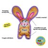 FUZZU Durable Dog Toy with Squeaker - Floppy Tough Chew Toy, All Ears - Hopper, Small 7 inch
