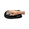 Fellowes Memory Foam Mouse Pad with Wrist Rest, 7.93 x 9.25, Black