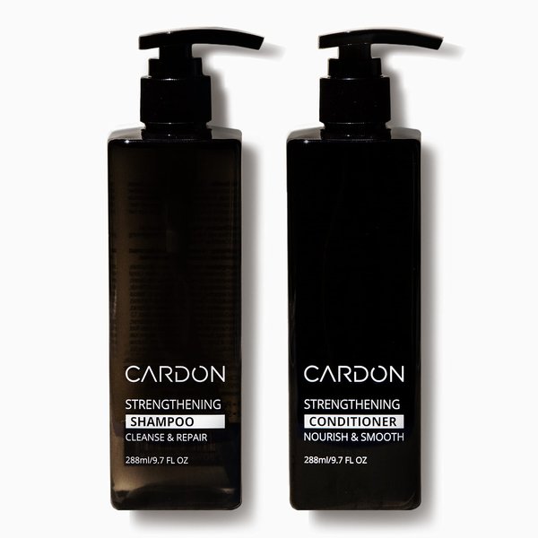Hair Growth Set by CARDON, Strengthening Shampoo + Conditioner for Men, Boost Hair Growth and Prevent Thinning Hair and Hair Loss, Korean Hair care for healthy scalp+deep conditioning (2 Bottles)