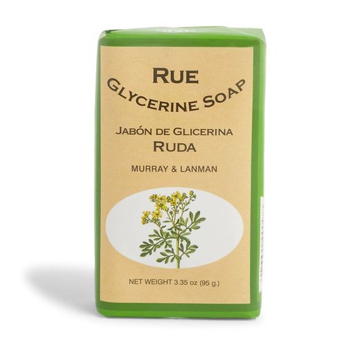 Murray & Lanman Rue Glycerine Soap Bar 3.35 Oz (Pack of 4)