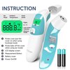 Relief Care Digital Forehead and Ear Thermometer for Adults, Infants, Children - Dual Mode, Infrared Thermometer with Fever Alarm - Accurate Quick Read Digital Thermometer for Adults and Kids