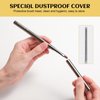 Oneleaf Nail Art Brushes Set-5PCS Nail Tool for Nail Art U V Gel Nail Brushes, Acrylic Nail Brushes, Liner Brushes, Dotting Tools, Dust Brush, Dual End Drawing Pen, Nail Design Kit for Nail Salon Home Use