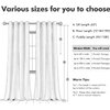 MIULEE 2 Panels Solid Color Sheer Curtains 84 Inch Length Elegant Grommet Window Voile Panels/Drapes/Treatment for Bedroom Living Room (54X84 Inch), Cream Beige