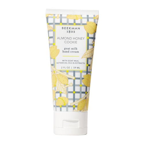 Beekman 1802 Almond Honey Cookie Hand Cream - 2 oz - Scented - Nourishes, Hydrates & Repairs - With Goat Milk, Shea Butter & Glycerin - Non-Greasy - No Irritation - Good for Sensitive Skin