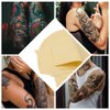 Fake Tattoo Skin - 10Pcs Blank Tattoo Practice Skin (6X8X0.4Inches),  Double-sided Use of Practice Skin,Practice Facial Skin for Tattoo, Practice Skin Kit for Beginners and Tattoo Artists