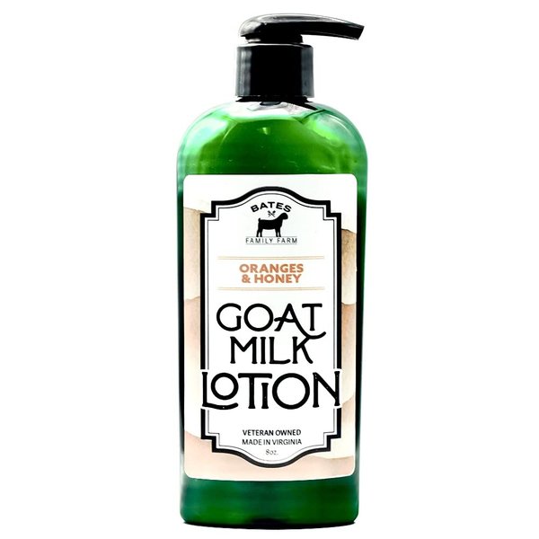Bates Family Farm Goat Milk and Shea Butter Lotion 8 Oz (Oranges N Honey)