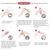 JERCLITY 16 Sheets Flower Nail Polish Strips Spring Nail Wraps with Nail File Self-Adhesive Flamingo Flower Bird Nail Stickers Full Nail Wraps for Women Kids Nail Strips Manicure Kit for DIY Nail Art