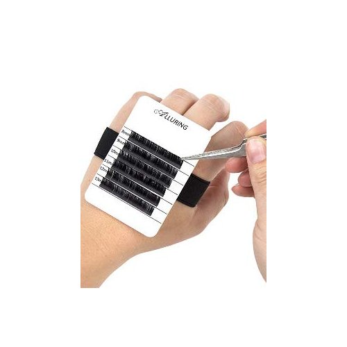 Alluring Individual Eyelash Extension Hand Plate Lash Holder | Adjustable Lash Tray Strip Palette | One Size Fits All Eyelash Extension Holder Lash Tool | Professional Eyelash Extension Supplies