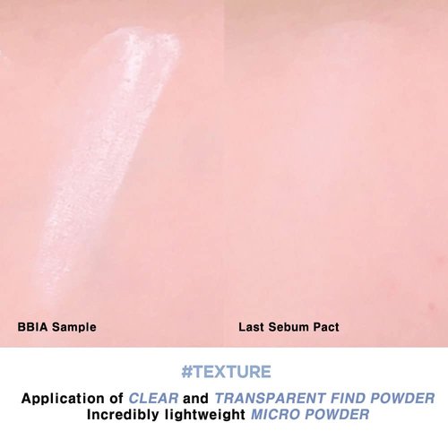 BBIA Last Sebum Pact - Sebum Control Pressed Powder Pact with Mirror & Puff, Pore Blur Pact, Sebum and Oil Absorption, Makeup Fixing & Setting, Powdery Matte Finish Compact Powder, Vegan, K-Beauty