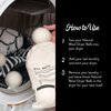 Molly's Suds Wool Dryer Balls | XL, Premium Organic Fabric Softener, Hypoallergenic, Hand-Felted, Reusable, Reduce Drying Time | Black, Set of 6