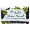 Dr Jacobs Naturals, Triple Milled Loofah Exfoliating Castile Bar Soap (Pack of 2) - Free of Parabens, Sulfates, Synthetics, Gltuen and GMO (Muddy Charcoal/Lucy Rose)