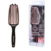 Goomee Straight and Curly Hair Detangler Brush – Detangling Brush with Nylon and Boar Bristles for Soft, Smooth, and Shiny Hair – Dry and Wet Detangle Brush with Vents for Fast Drying (Small, Blush)