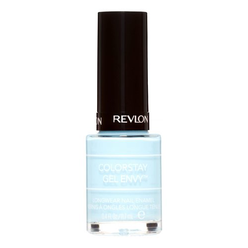 Revlon ColorStay Gel Envy Longwear Nail Polish, with Built-in Base Coat & Glossy Shine Finish, in Blue/Green, 350 To The Chapel, 0.4 oz