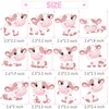 Pink Cow Cupcake Toppers Decorations 24pcs Cow Birthday Cupcake Toppers Decorations Cow Theme Birthday Party Decorations for Girls Farm Animal Theme Birthday Party Baby Shower Supplies