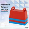 Superio Snow Brick Maker Snow Sand Beach Toys for Kids and Adults Igloo Snow Block Form for Building Snow Forts or Sandbox Play Sand Toys Beach Essentials, Red/Blue