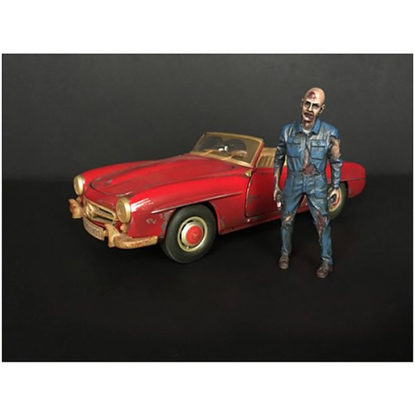 Zombie Mechanic Figurine I for 1/24 Scale Models by American Diorama 38297