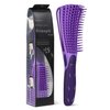 BESTOOL Detangling Brush for Natural Hair, Detangler for 3/4abc Curly, Coily, Kinky Hair, Detangle Wet/Dry Easily with No Pain (Purple)