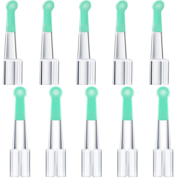 Ear Spoon Tips Ear Cleaner Replacement Set for 3.5 mm Otoscope Plastic Ear Cleaner Tips Reusable Ear Cleaner Spoon Tip for Teens Adults Family Ear Health Care (Transparent)
