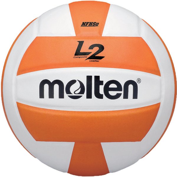 Molten Premium Competition L2 Volleyball, NFHS Approved, Orange