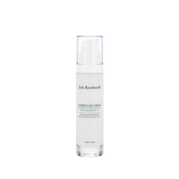 Josh Rosebrook Nutrient Day Cream - Regenerating Facial Moisturizer, High Protection Broad Spectrum Sunscreen SPF 30, Reef Safe - 50mL - 1.7 Oz