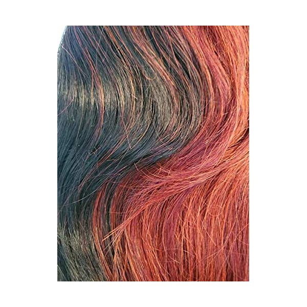 ISIS Human Hair Blend Lace Front Wig Brown Sugar Silk Lace BS608 (SMP1B/REDVELVET)