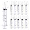 10 Pack 20ml Plastic Syringe, with Cap，Large Syringes Tools Catheter Tip Individually Sealed with Measurement for Scientific Labs, Measuring Liquids, Feeding Pets, Medical Student, Dispensing,No Needle.