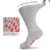 NOVAYARD Non Slip Diabetic Socks Wide Neuropathy Socks Edema Bariatric Hospital Socks 3 Pairs