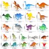 Hayuyuxo 25Pcs Dinosaur Truck Carrier with Dinosaur Playset and Play Mat, Dinosaur car,Dinosaur Toys and Transport Car Toy Set for Kids Boy Girl Play Birthday Party Favors